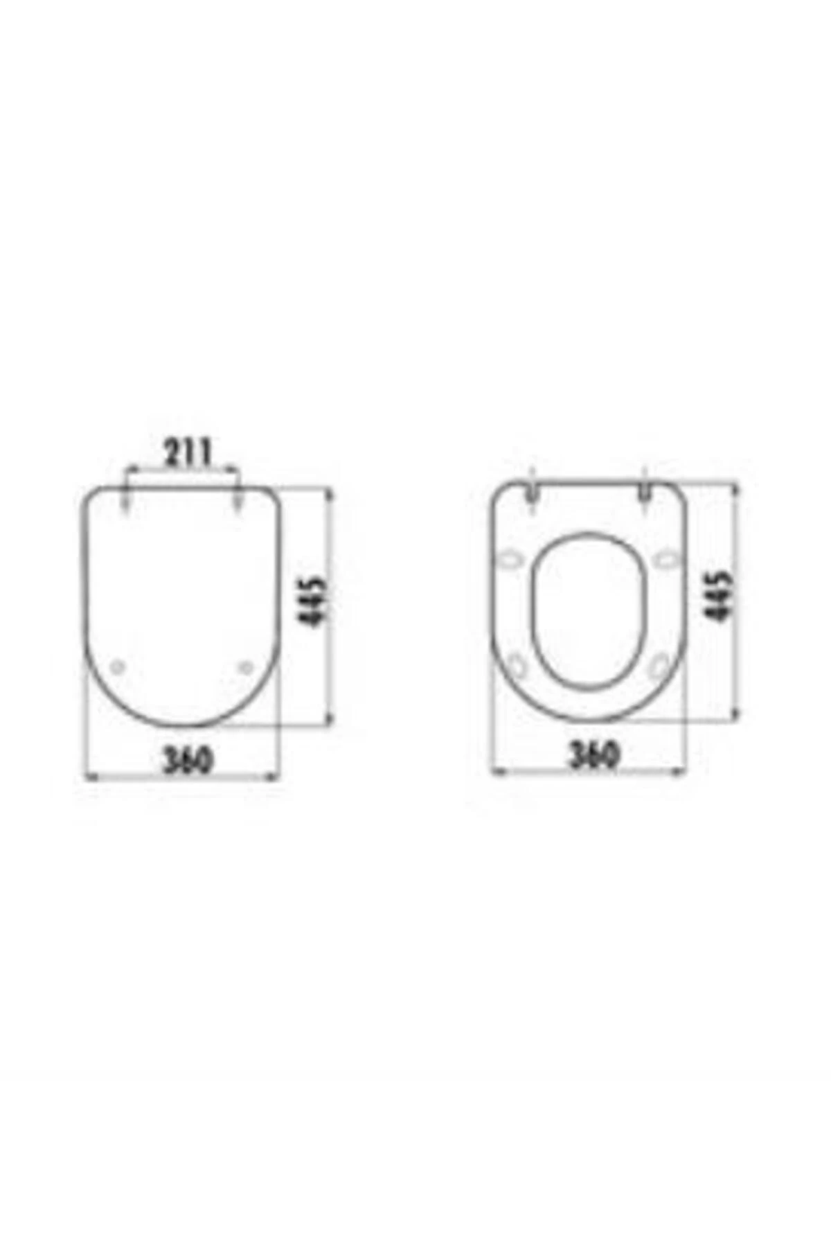FE320 Free Asma Klozet Siyah Mat + Duck Siyah Mat Soft Yavaş Kapak