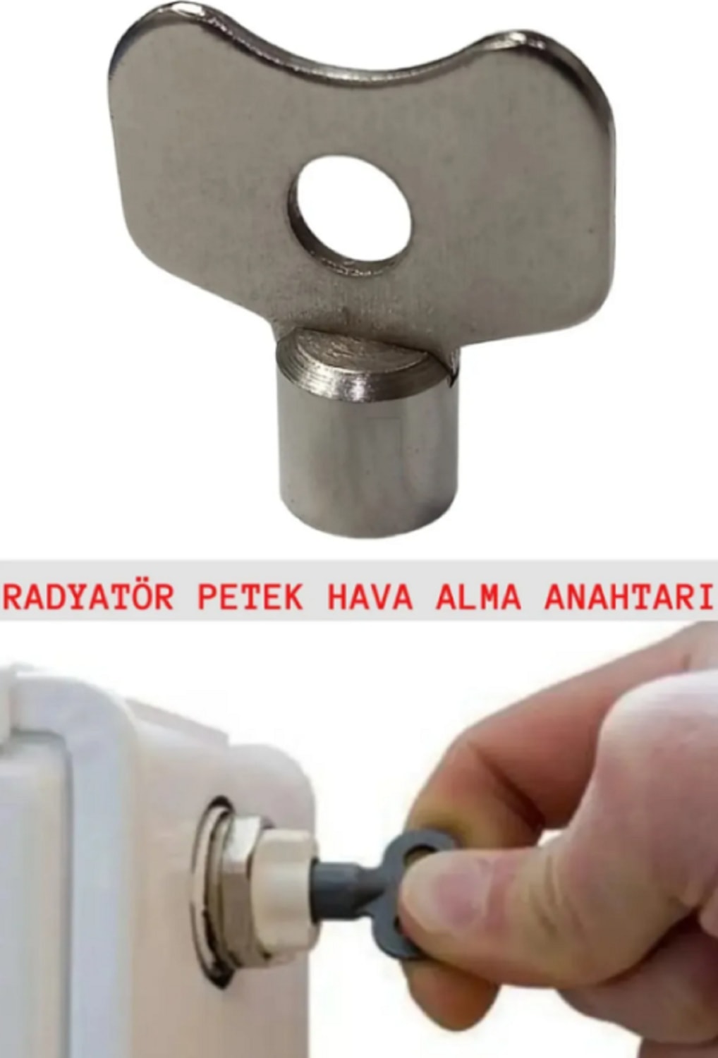 Kalorifer Radyatör Petek Havlupan Hava Alma Anahtarı Purjör Doğalgaz Petek Bakım