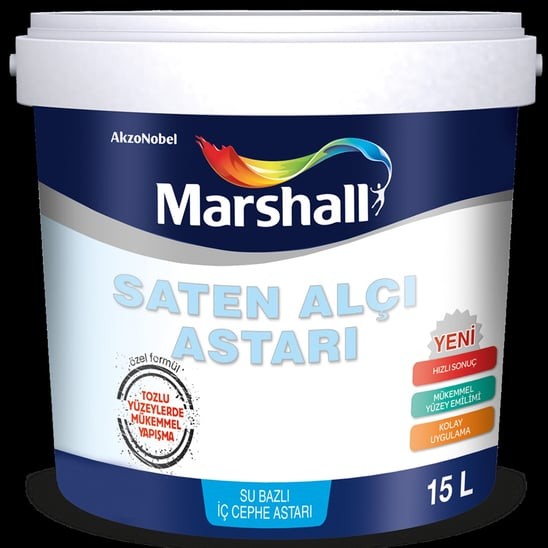 Marshall Saten Alçı Astarı 15 lt