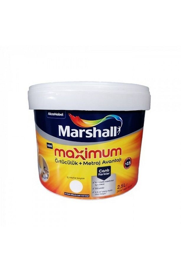 Maximum Silikonlu Ipek Mat Pamuk Tarlası 7,5 Lt. (10 Kg)
