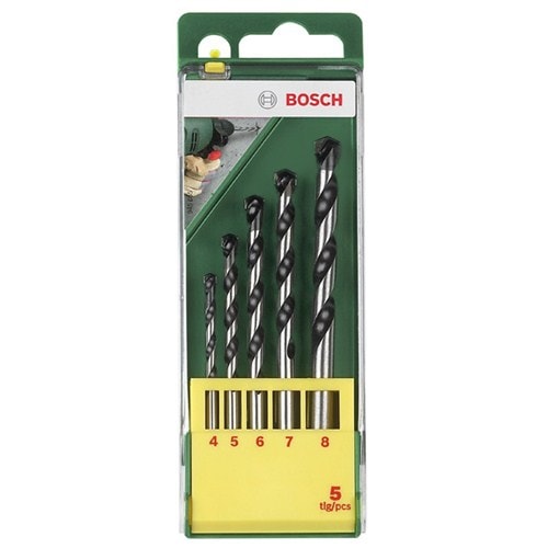 BOSCH 2 607 019 445 Beton Uç Seti 5 Parça (4/5/6/7/8 mm)