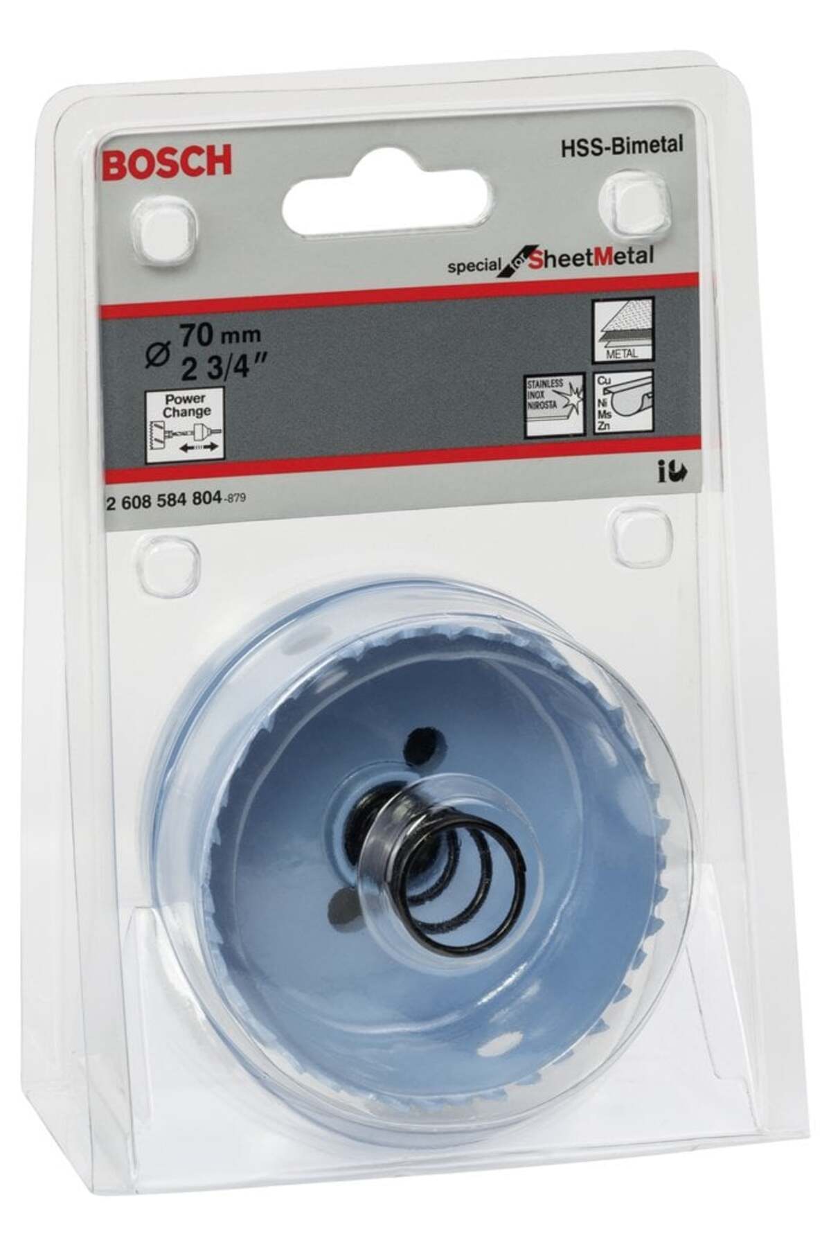 Special Serisi Metal Ve Inox Malzemeler için Delik Açma Testeresi 70 mm