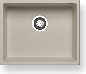 Pyragranite Tetragon Eviye 50X40CM 1b Ivory