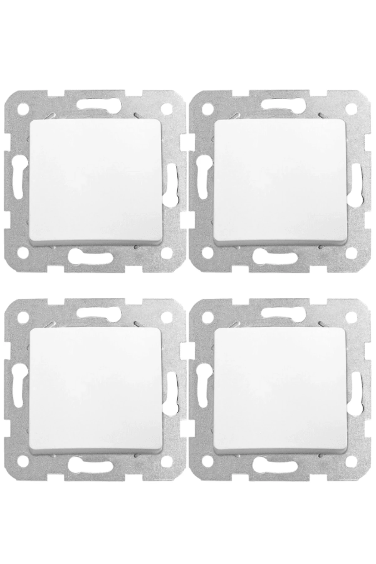 Viko Linnera Anahtar Beyaz (Çerçeve Dahil) 9044001 (4 Adet)