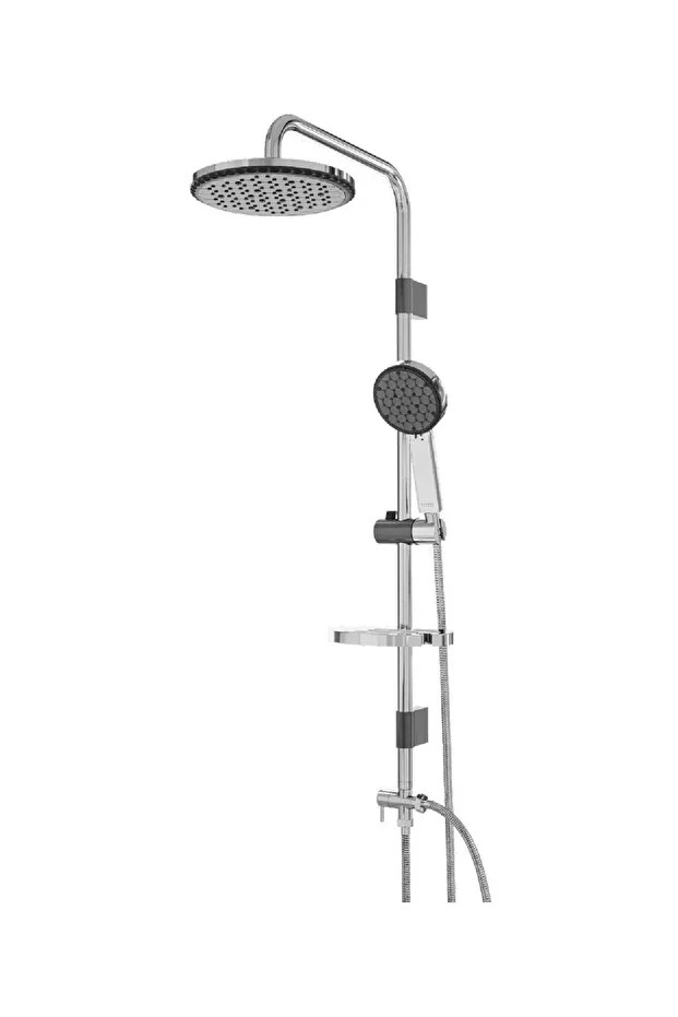 Win S A42676 Banyo Bataryası Paslanmaz Yağmur Tepe Duş Seti 2'li Set