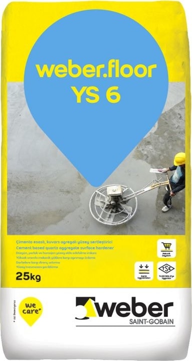 Floor Ys 6 Gri Yüzey 25 kg