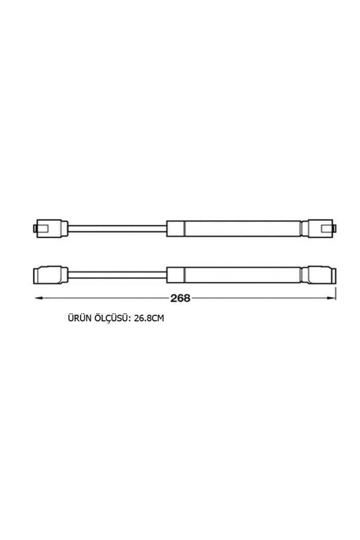 Gazlı Piston 100 Newton Beyaz