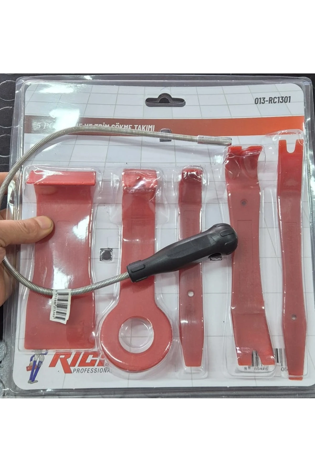 Trim Seti Oto Döşeme Klips Sökme Çıkarma 5 Parça mıknatıs HEDİYE