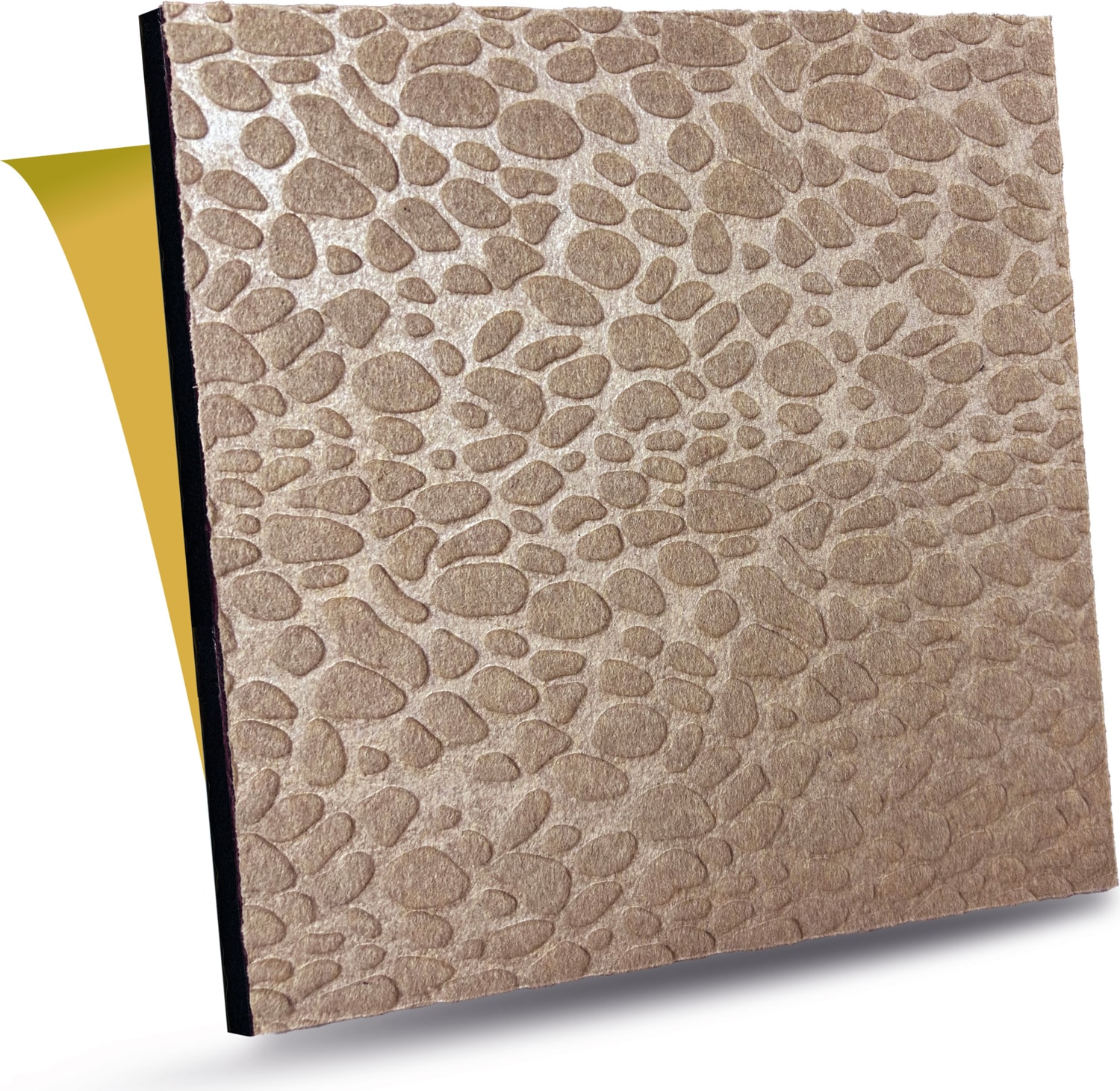 Bej Embos Keçe Ses ve Isı Yalıtım Paneli 40X40 cm