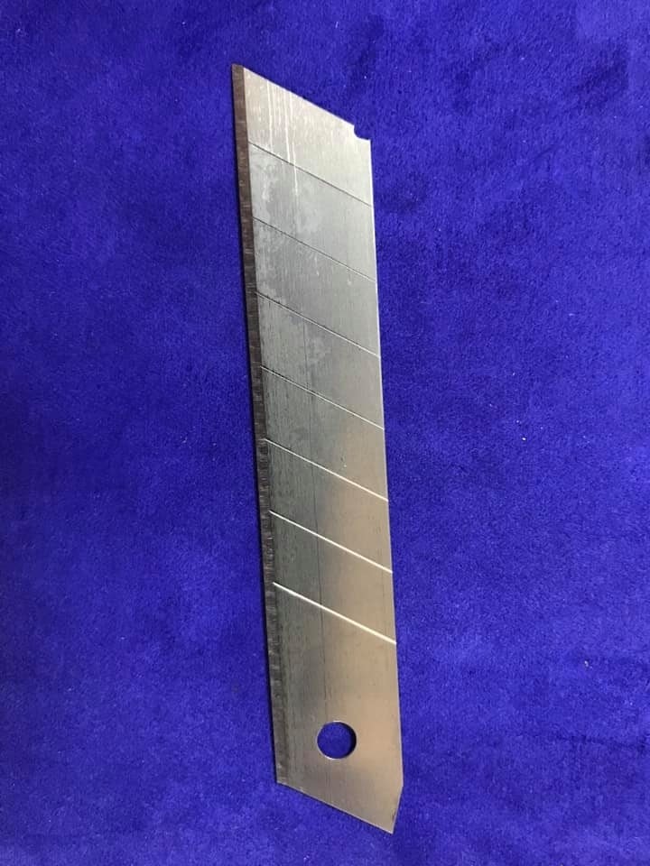 Falçata Bıçak Ağzı 18X0,60MM 10 Adet - Maket Bıçağı Yedeği
