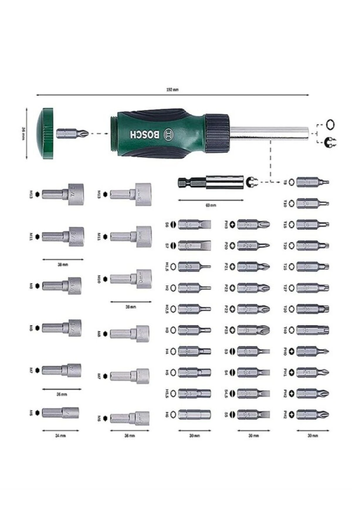 VİDALAMA SETİ 46 PARÇA