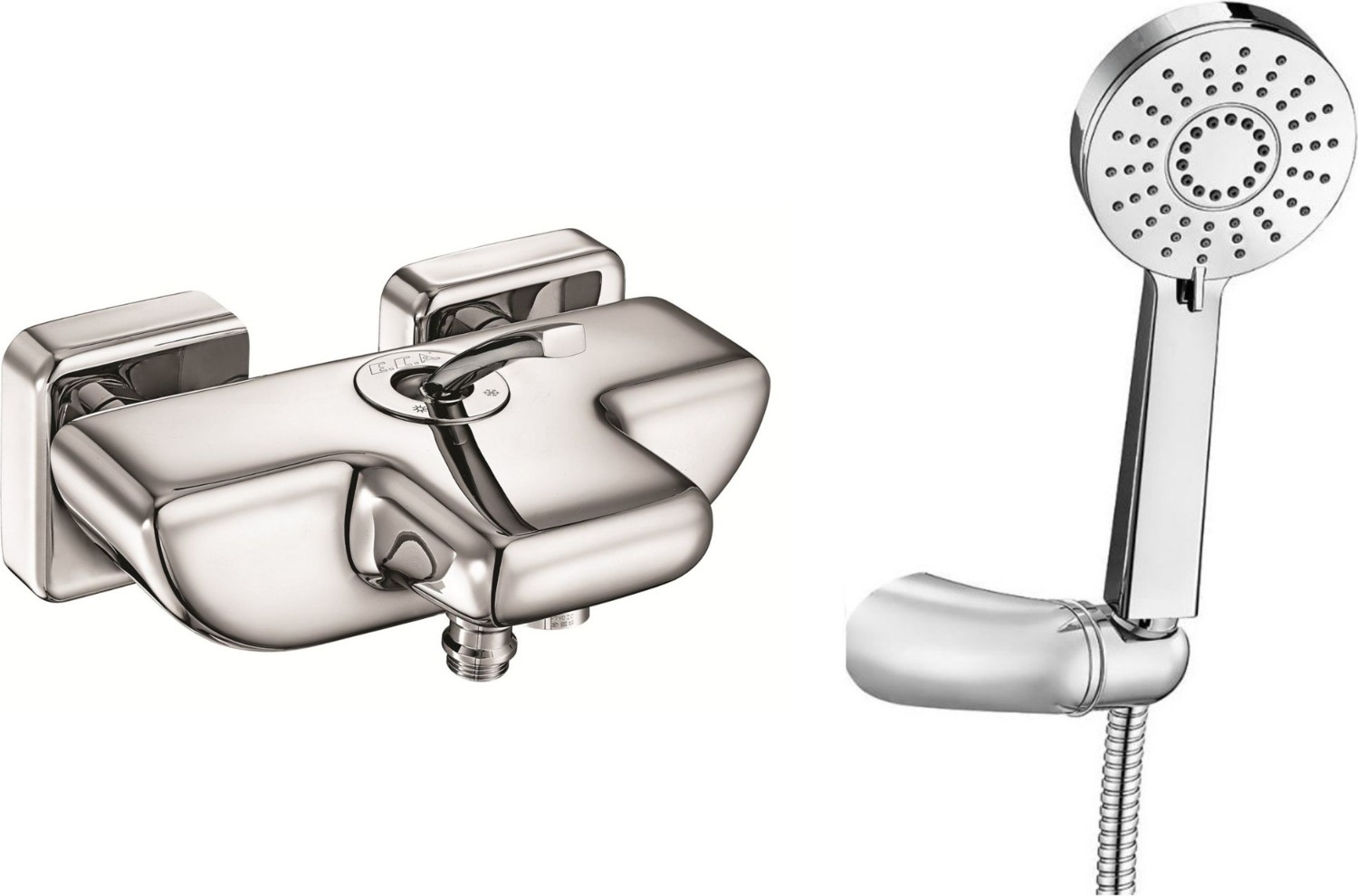 Novita Banyo Bataryası + Fırat Mafsallı Duş Seti Banyo Üst Takımı