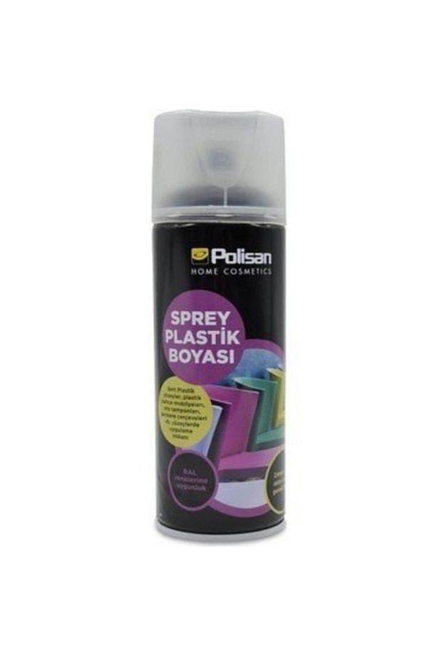 Akrilik Sprey Boya 400 ml Plastik Yüzey Mat Siyah