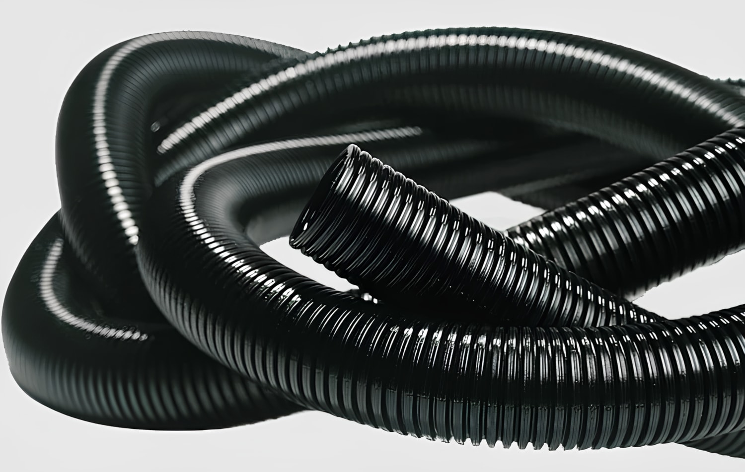 12MM Yarıksız Spiral Hortum Kablo Gizleme Izolasyon Borusu Esnek Siyah