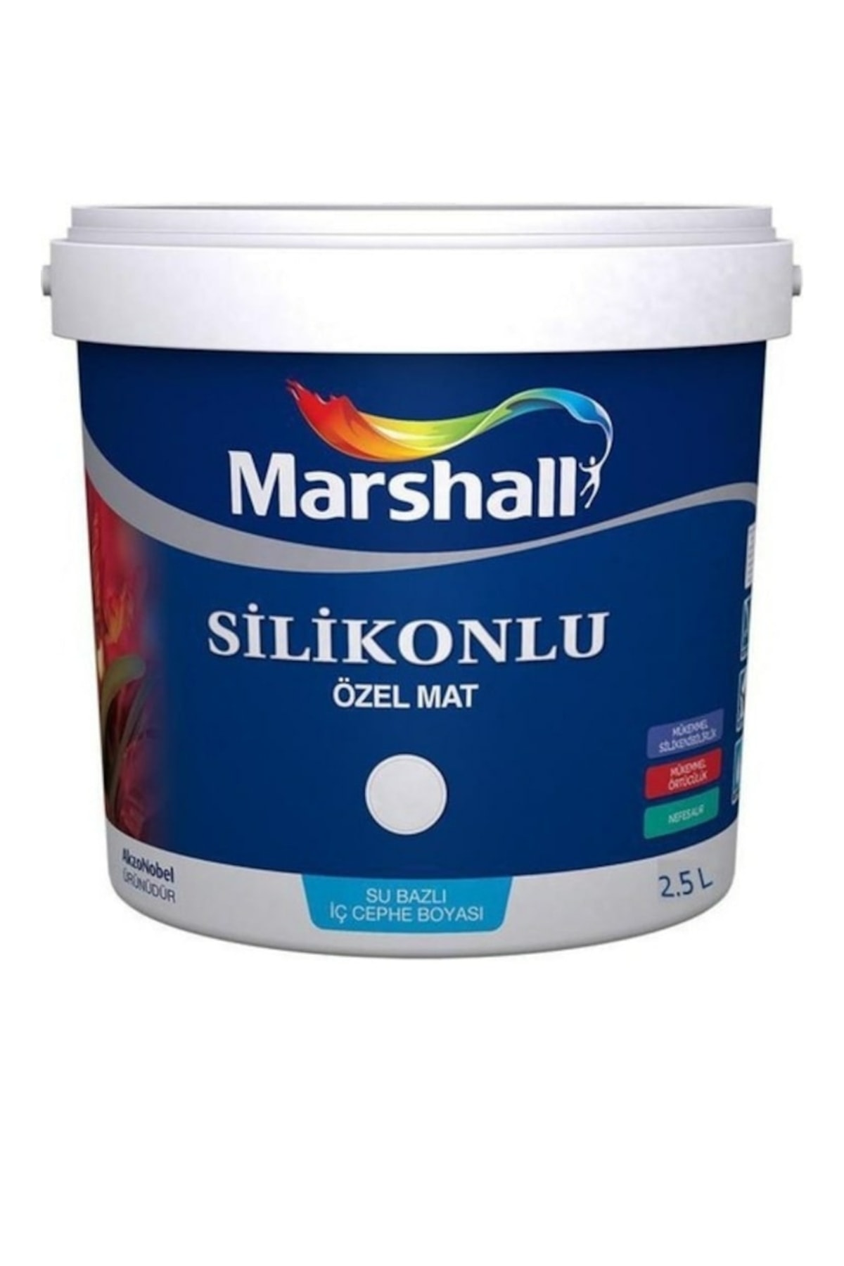 Silikonlu Özel Mat Iç Cephe Boyası 2,5 Lt 3 Kg
