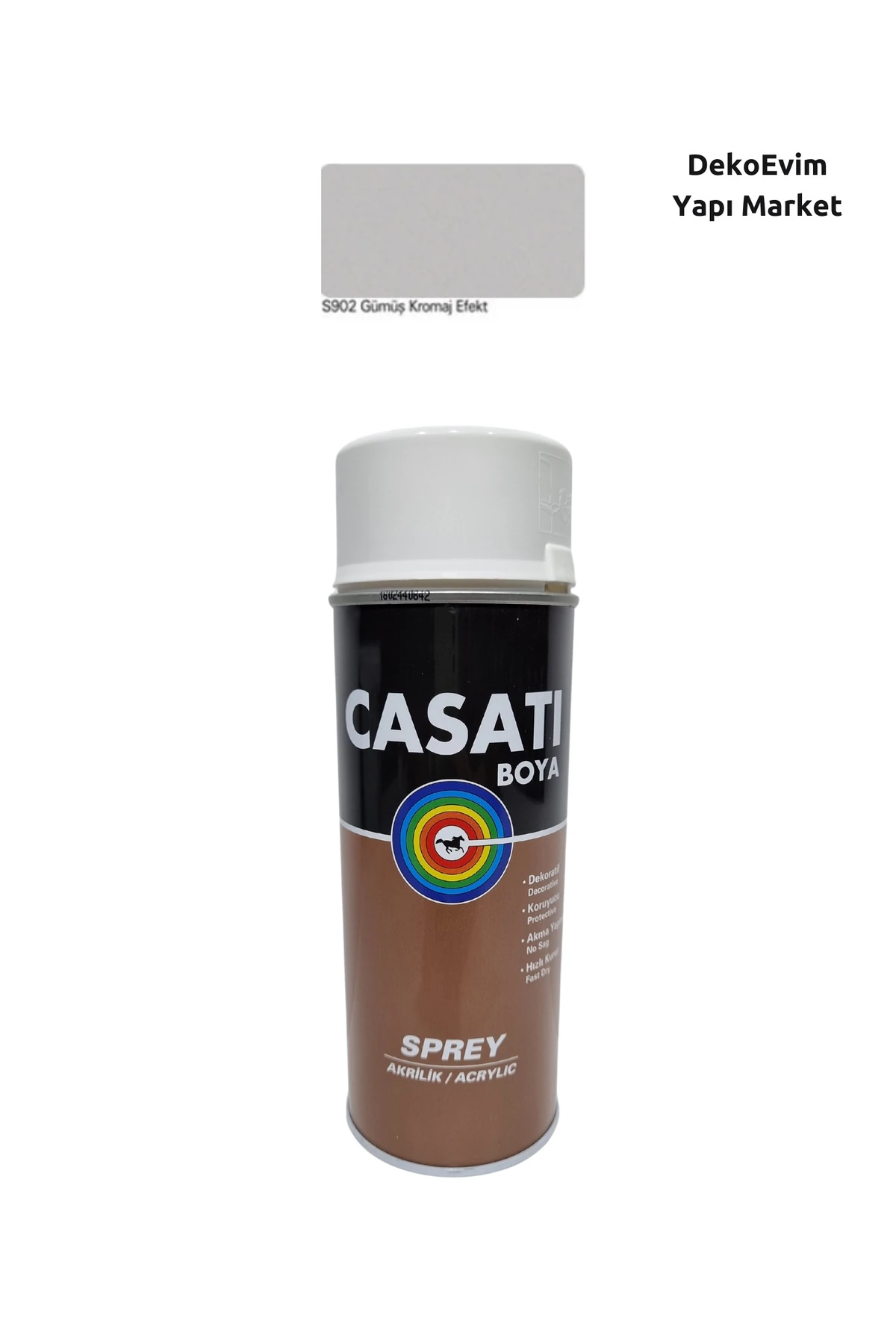 Sprey Boya S902 Gümüş Kormaj Efekt 400 Ml.