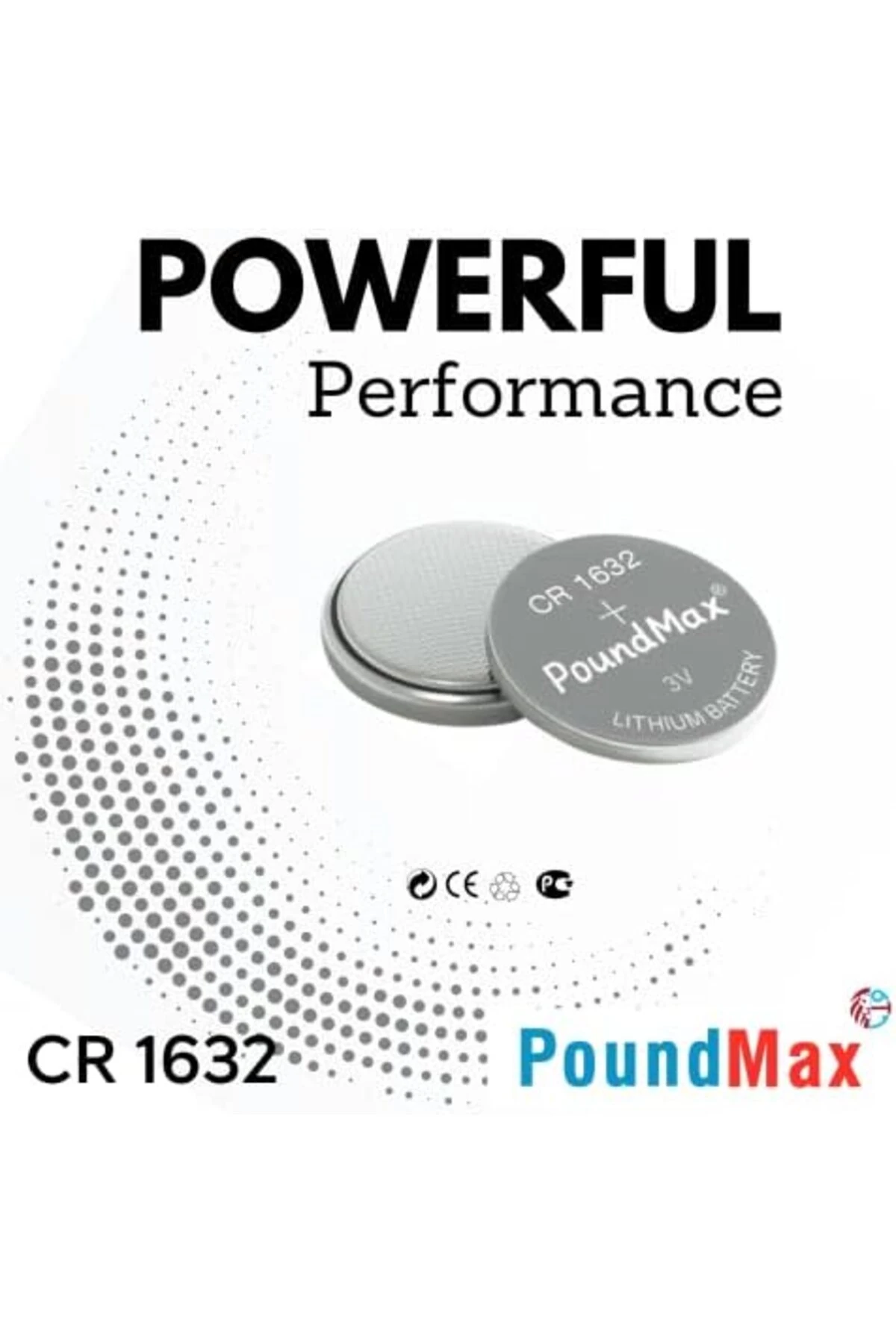 5 adet CR1632(DL1632) 3V Düğme Pil (Akıllı ev aletleri,araba anahtarları,terazi,uzaktan kumanda,bilg