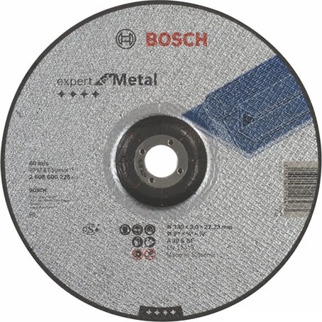 BOSCH - Expert Serisi Metal İçin Bombeli Kesme Diski (Taş) - A 30 S Bf, 230 Mm, 3,0 Mm