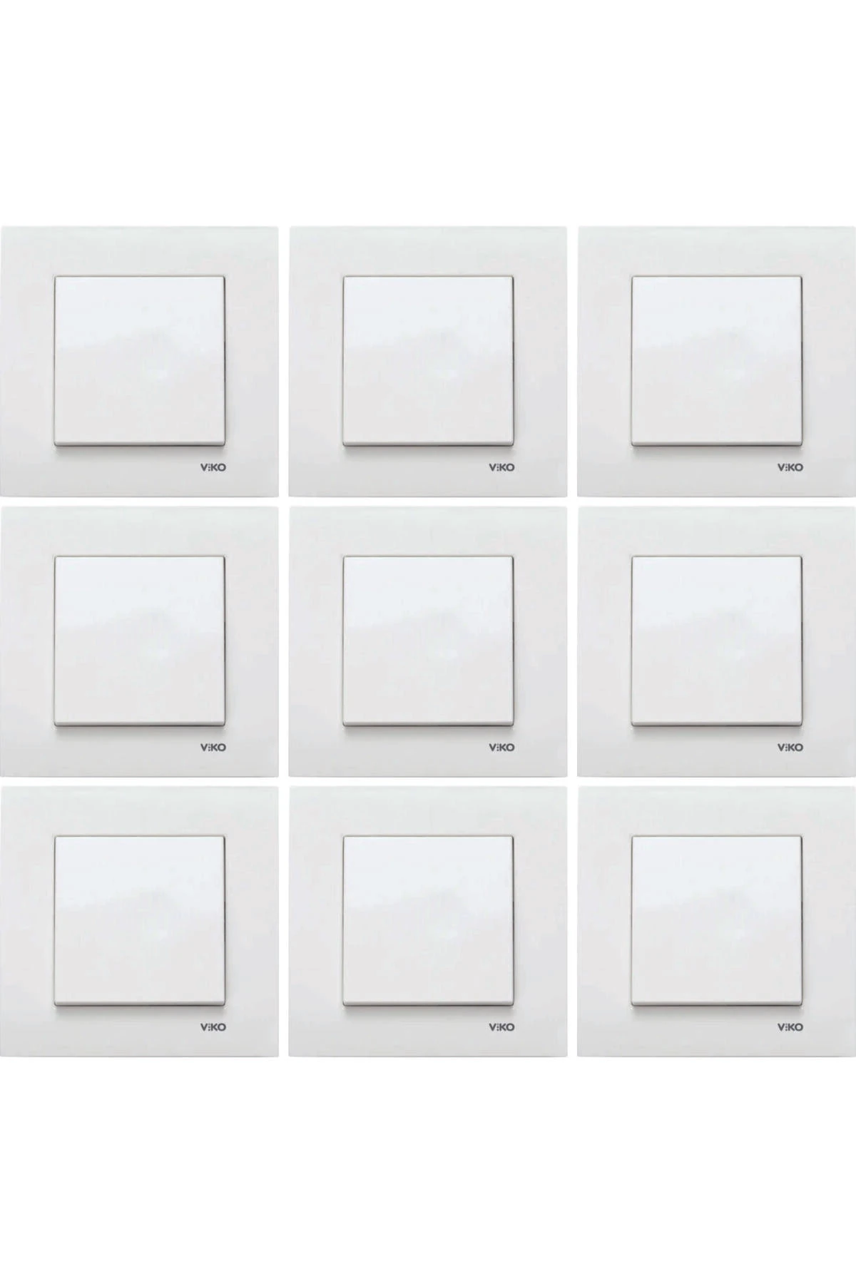 Viko Karre Tekli Anahtar Beyaz 909670011