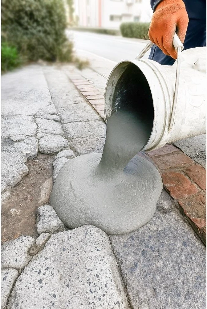 Isonem Çimento Esaslı Kendiliğinden Yayılan Renkli Jelbeton 20 kg Yeşil