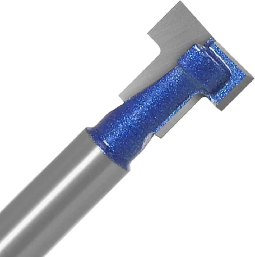 2 Adet 6.35MM Sap 6mm 1/4 Inç Shank T-Yuvası Kesici Yönlendirici Bit Seti Anahtar Deliği Uçları Altıgen Cıvata T Planya Freze Kesicisi Ahşap Ağaç Işleme Aleti (Yurt Dışından)