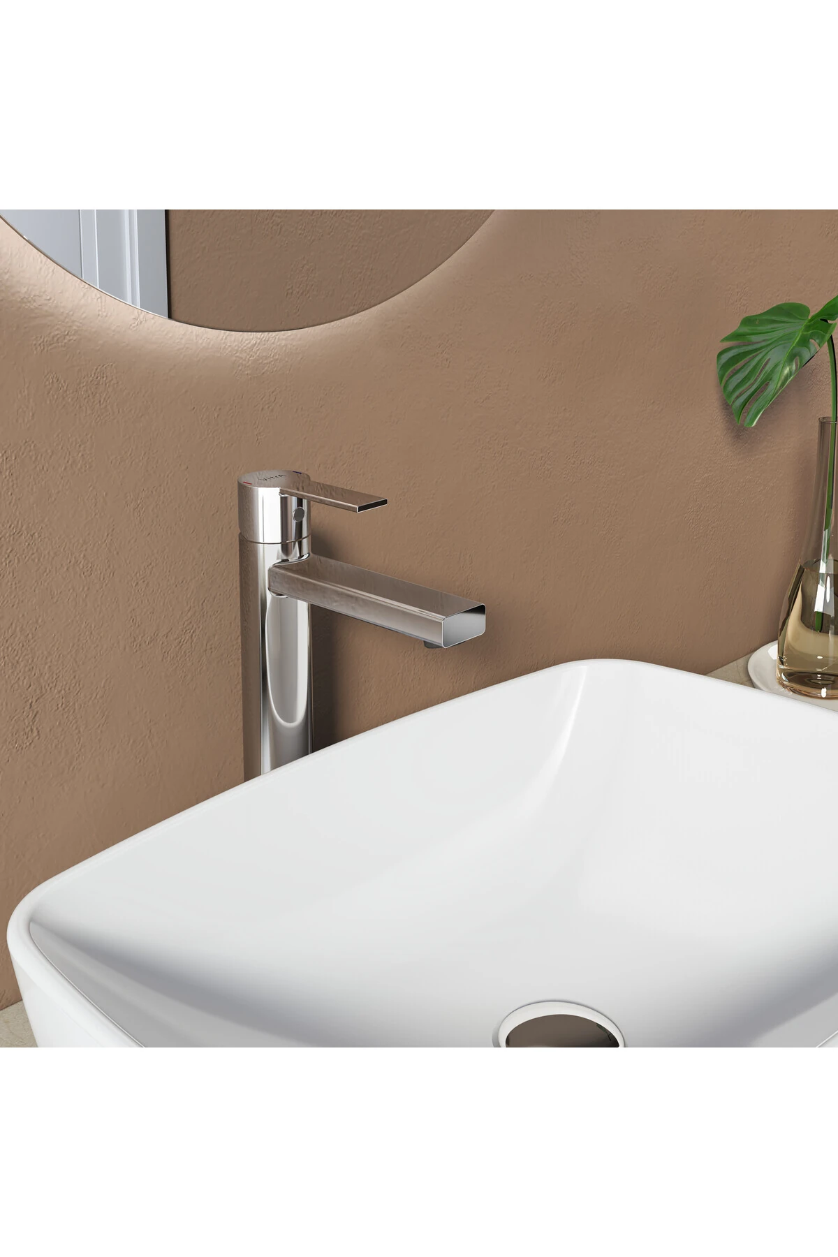 Flo S A41940 Yüksek Lavabo Bataryası, Krom