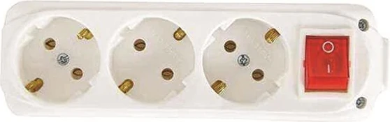 Almera 3lü Anahtarlı Topraklı Klemensli Priz (9130200)