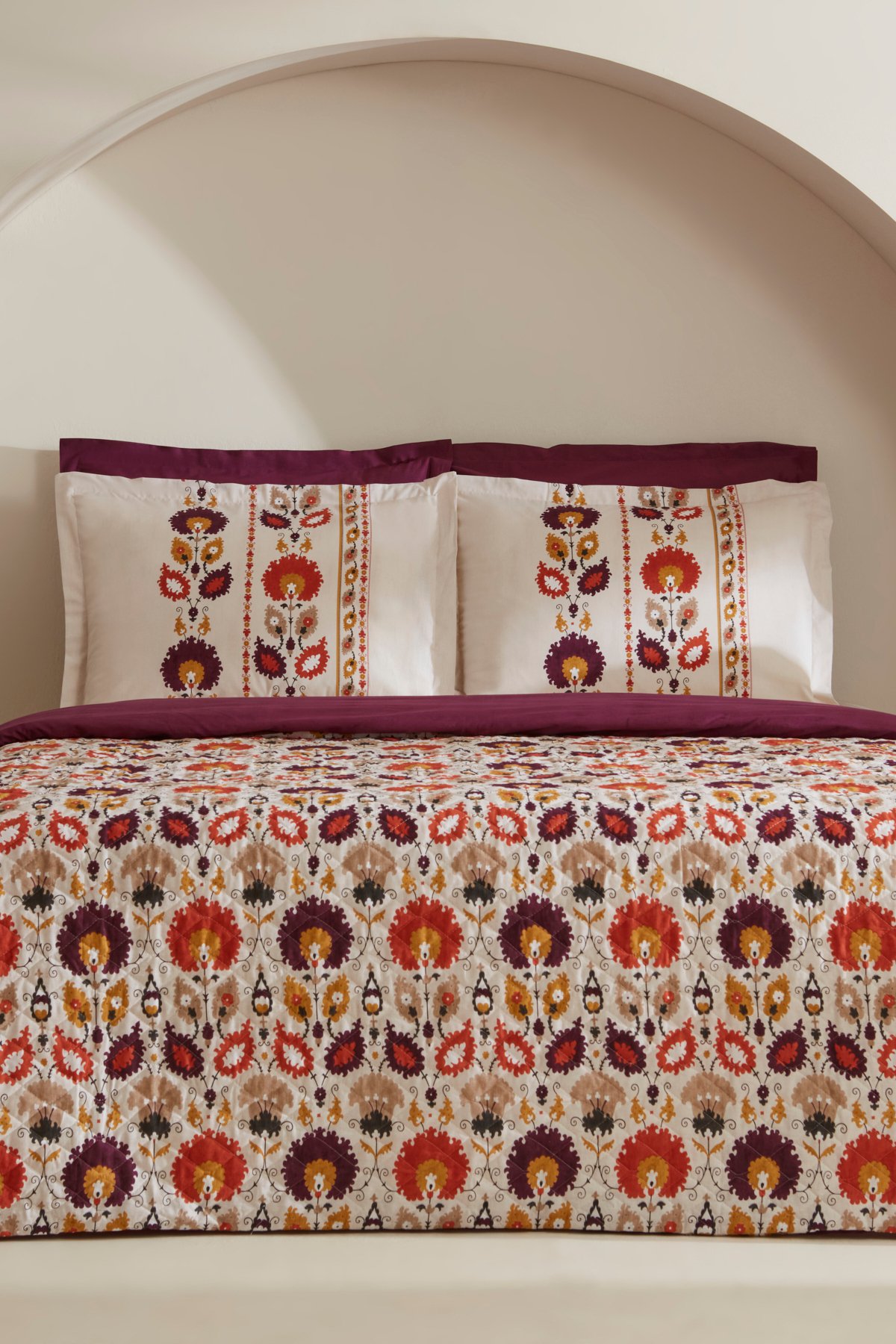 Velva %100 Pamuk Çift Kişilik Complete Takımı Multicolor