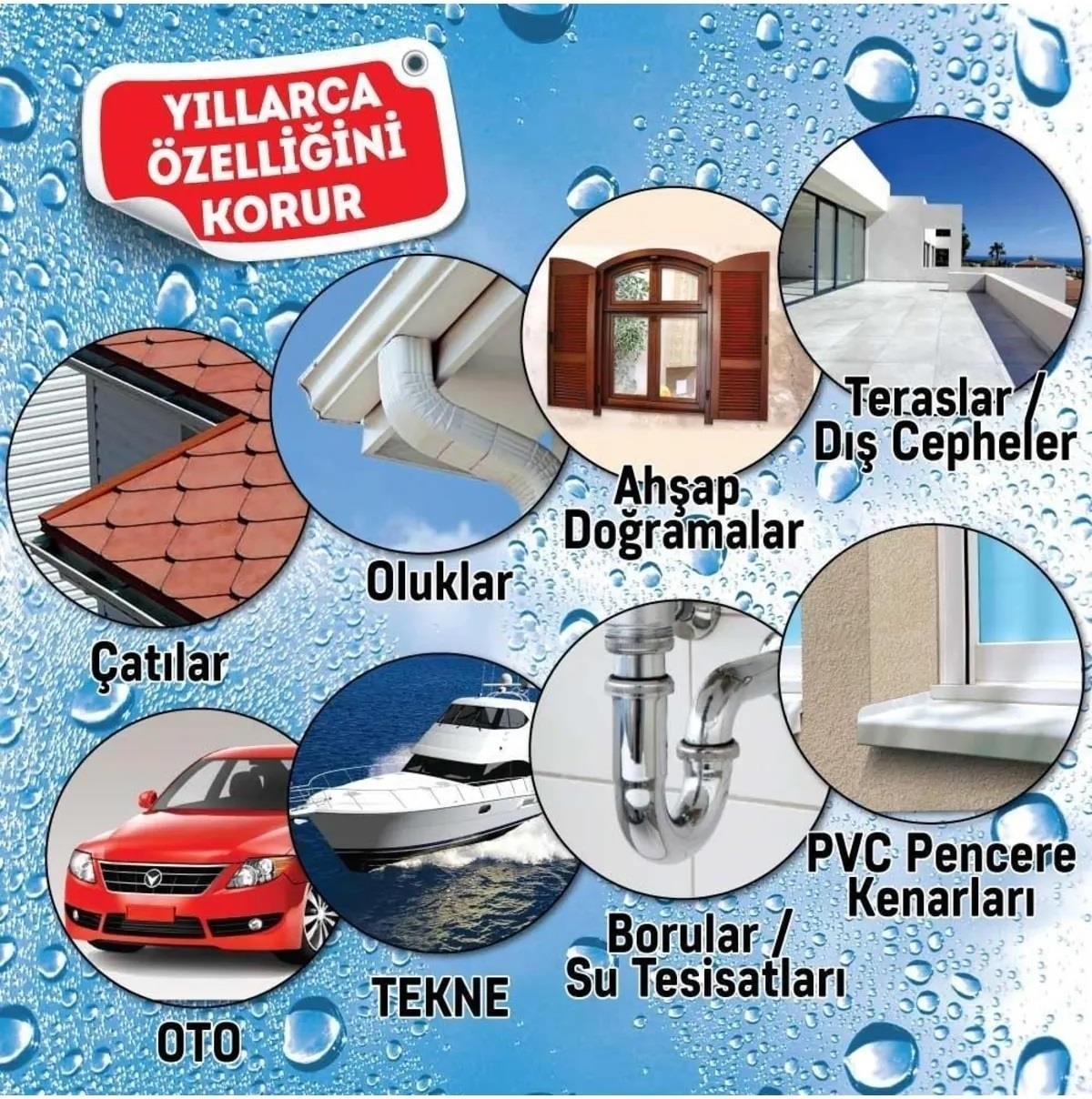 Fix (Beyaz 396 Gr) Su Yalıtım Sızdırmaz Geçirmez İzolasyon Kauçuk Spreyi Kaplama Sızıntı
