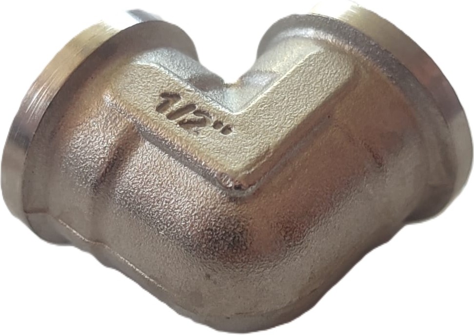 1/2" DN15 Krom Iç Dişli (Dişi) Dirsek - Chrome Female Elbow