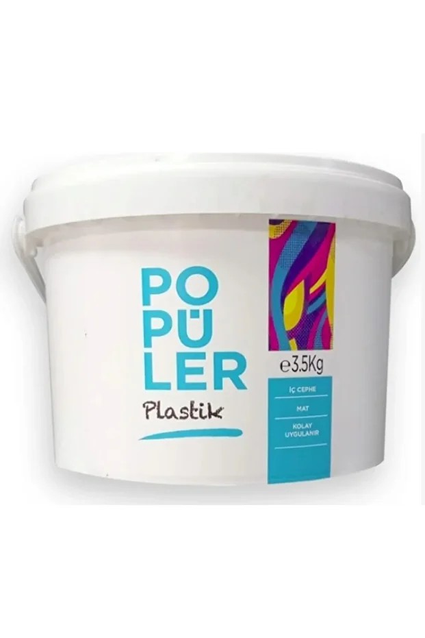 Popüler Plastik 3.5 Kg - Beyaz