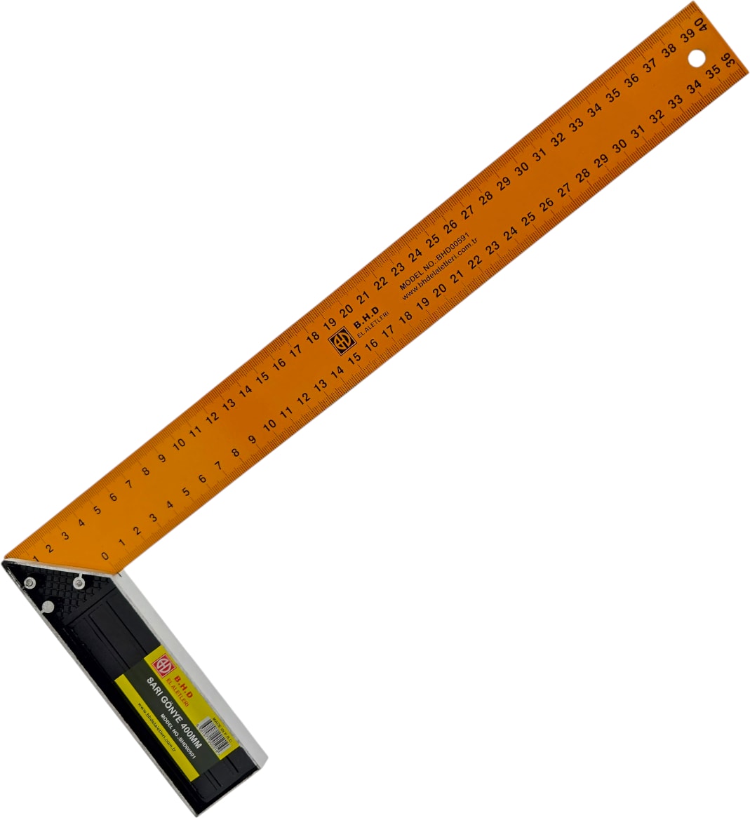 B.h.d BHD00591 400MM/40CM Sarı L Marangoz Gönye