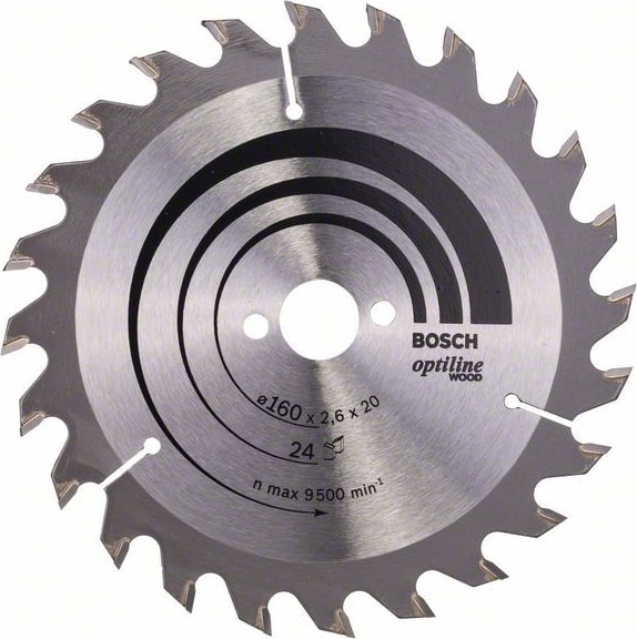 BOSCH Optiline Wood 160 x 20/16 Mm 24 Diş 2608640596