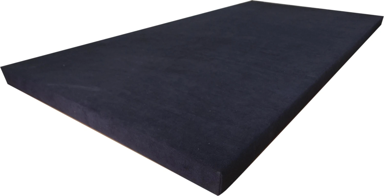 Kumaş Kaplı Akustik Sünger Panel Siyah 4 x 60 x 120 cm