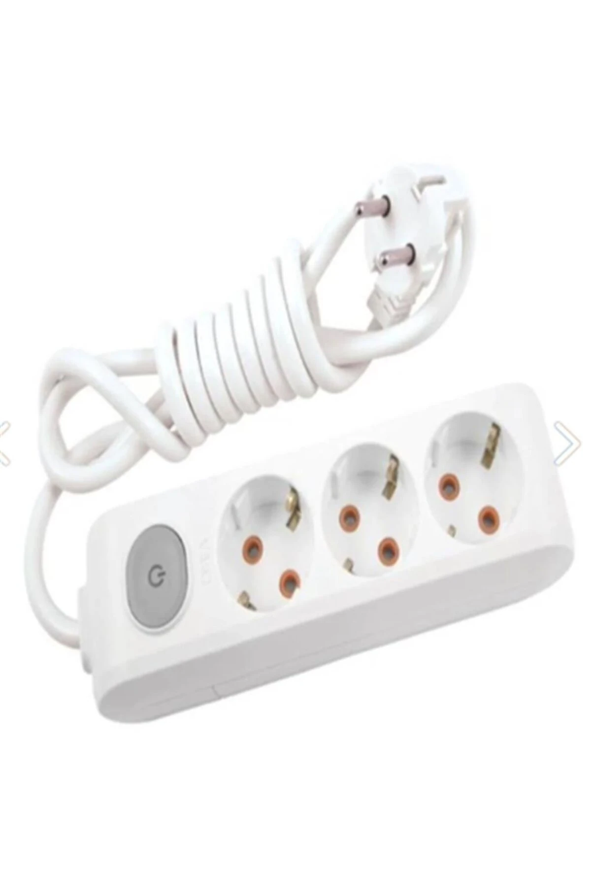 Viko Multi-Let 3lü 3mt Topraklı Anahtarlı Grup Priz