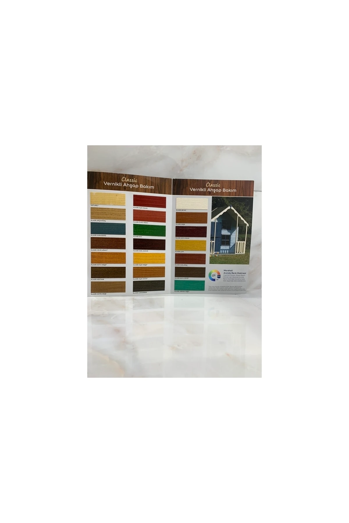 Cuprınol Vernikli Ahşap Bakım Ürünü klasik kızıl kahve