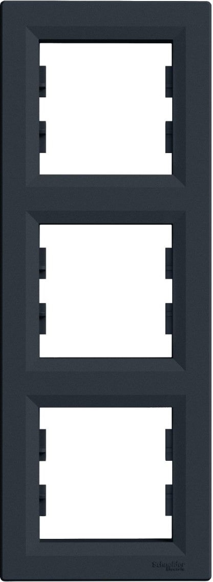 Asfora Antrasit Üçlü Çerçeve Dikey