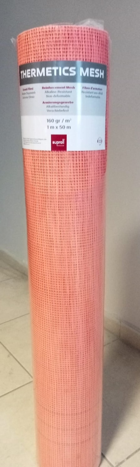 Thermetıcs Mesh Donatı Filesi/sıva Filesi /160 Gr/m2 (50 M2)