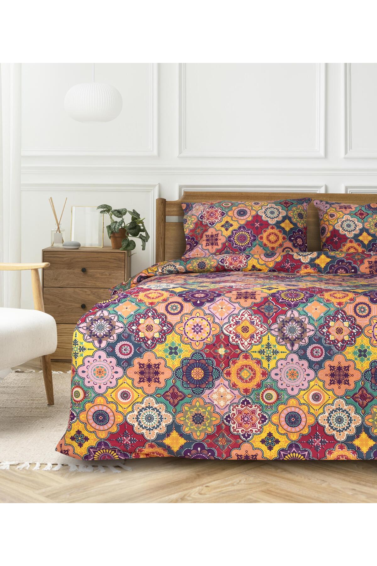 Cotton Collection Tek Kişilik Nevresim Seti Harmoni
