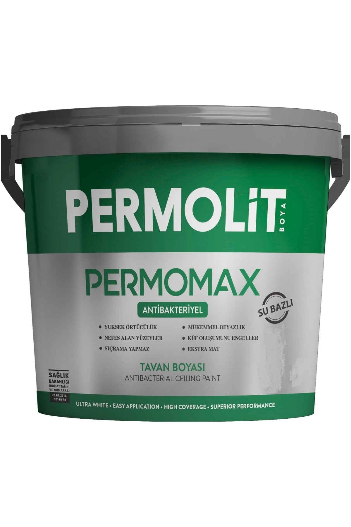 Permomax Antibakteriyel Antiküf Tavan Boyası 10 Kg Beyaz