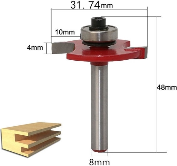 8mm Shank No2 1 Adet 6mm 8mm Shank "t" Tipi Bisküvi Ortak Planya Ahşap Yönlendirici Bit T-Yuvası Freze Kesiciler Ağaç Işleme Aletleri (Yurt Dışından)
