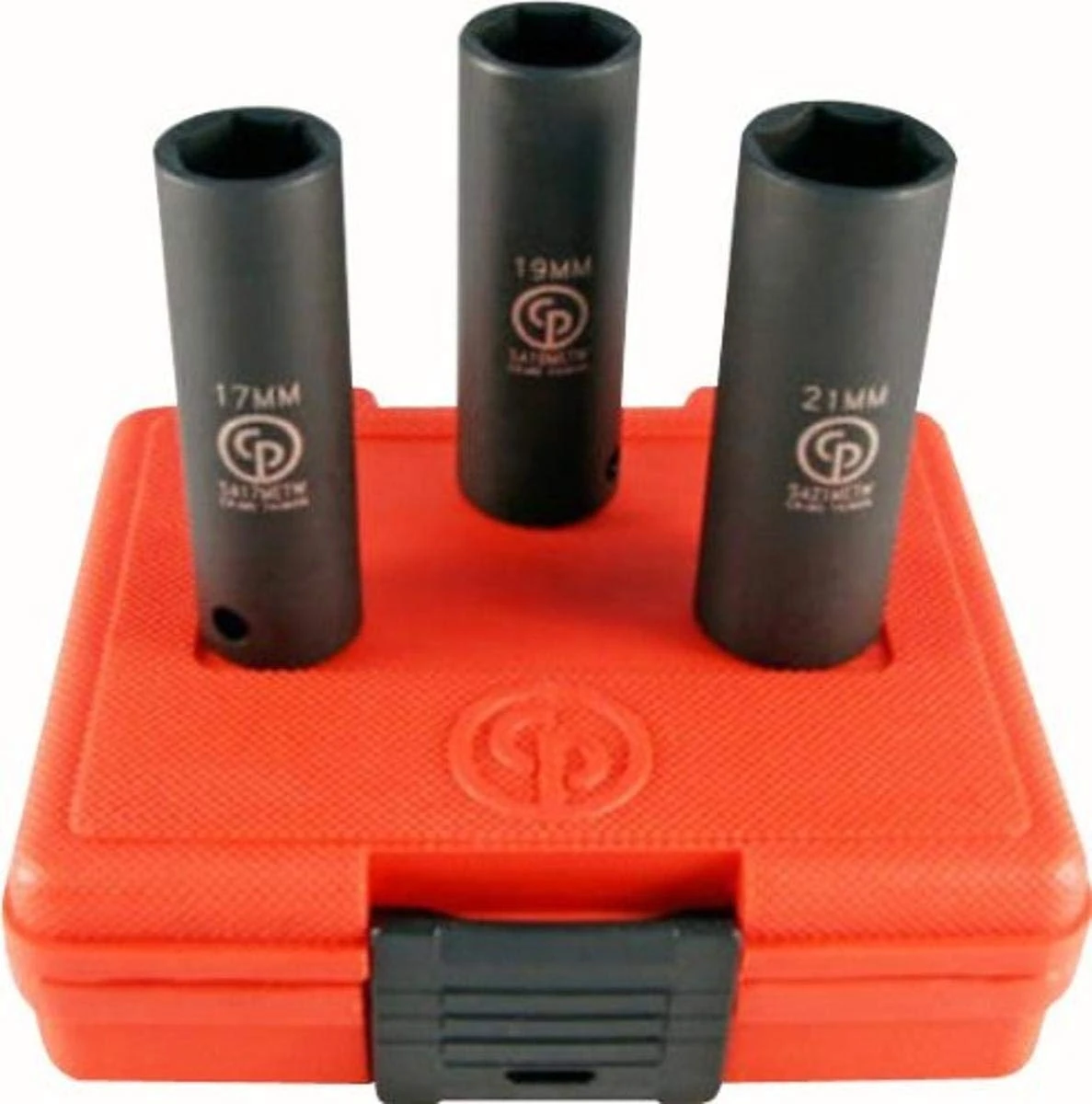 SS413DTW 1/2" 3'lü Metrik Derin Ince Duvar Prizi Seti - Metric Deep Thin Wall Socket