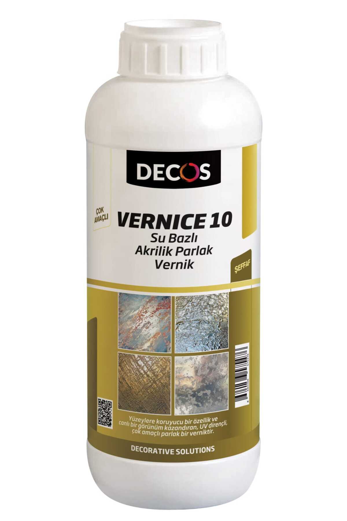 Ekstra Parlak Su Bazlı Şeffaf Çok Amaçlı Vernik