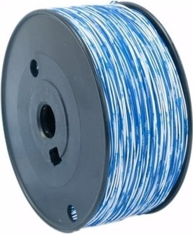 2x0,50 mm Zil Teli Kalaylı Mavi/beyaz 15 Metre Top