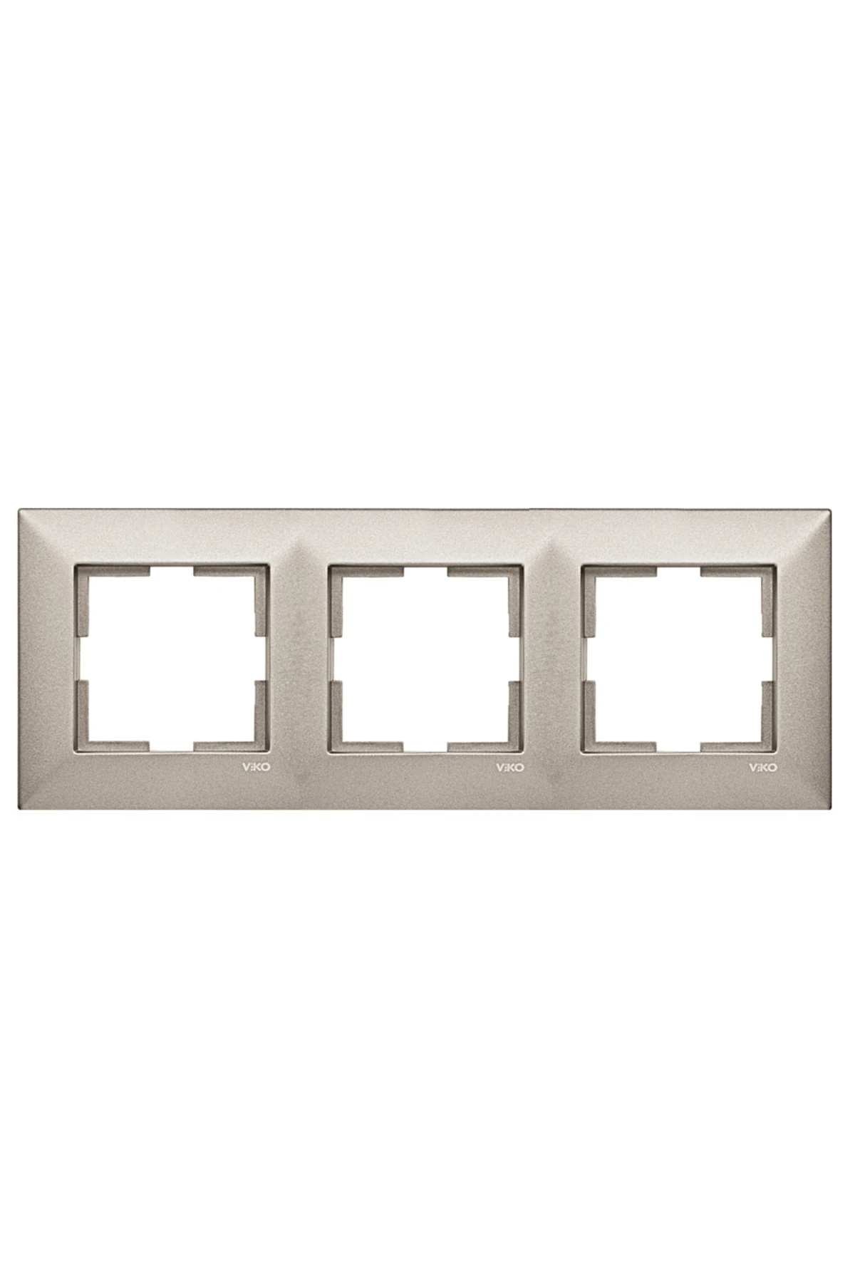 Viko 92190723 Trenda Bronz Üçlü Çerçeve