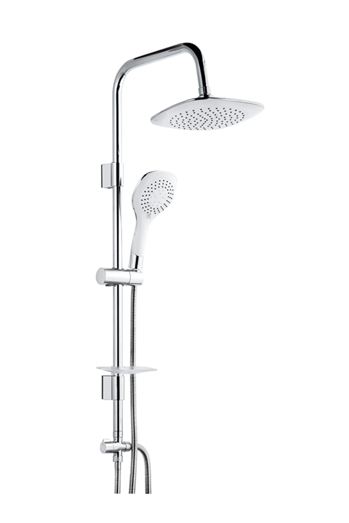 Rain Pratik Bianco (5F) Tepe Duş Seti