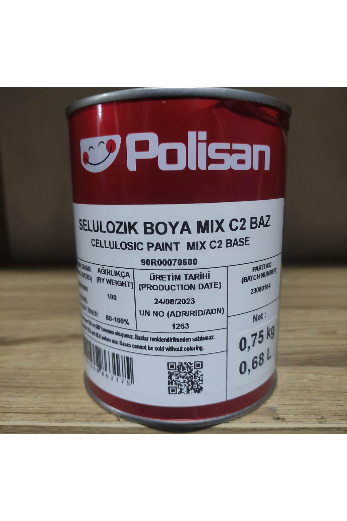 POLİSAN SELÜLOZİK BOYA  KAHVE 0,75 KG KOD;8007