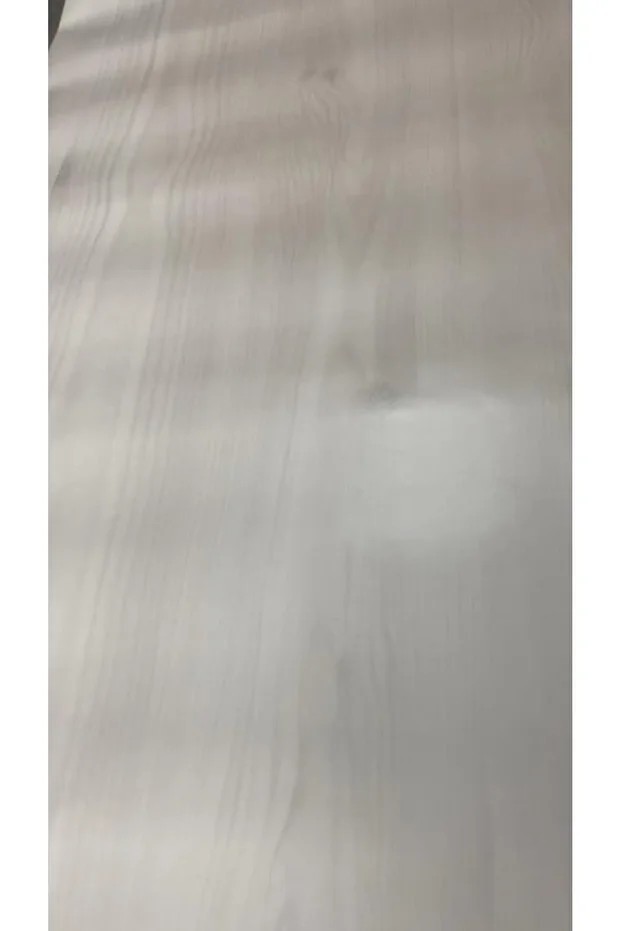 67cm x 10Metre 1 Adet Rulo Yapışkanlı Krem-Beyaz Ahşap Görünümlü Mutfak Duvar Kaplama Folyosu Kağıdı