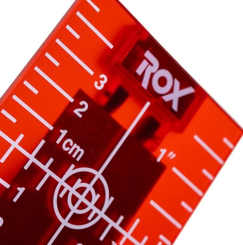 Rox 0273 Lazer İçin Görünürlük Arttırıcı Lazer Hedef Kartı Plakası 104X74 mm