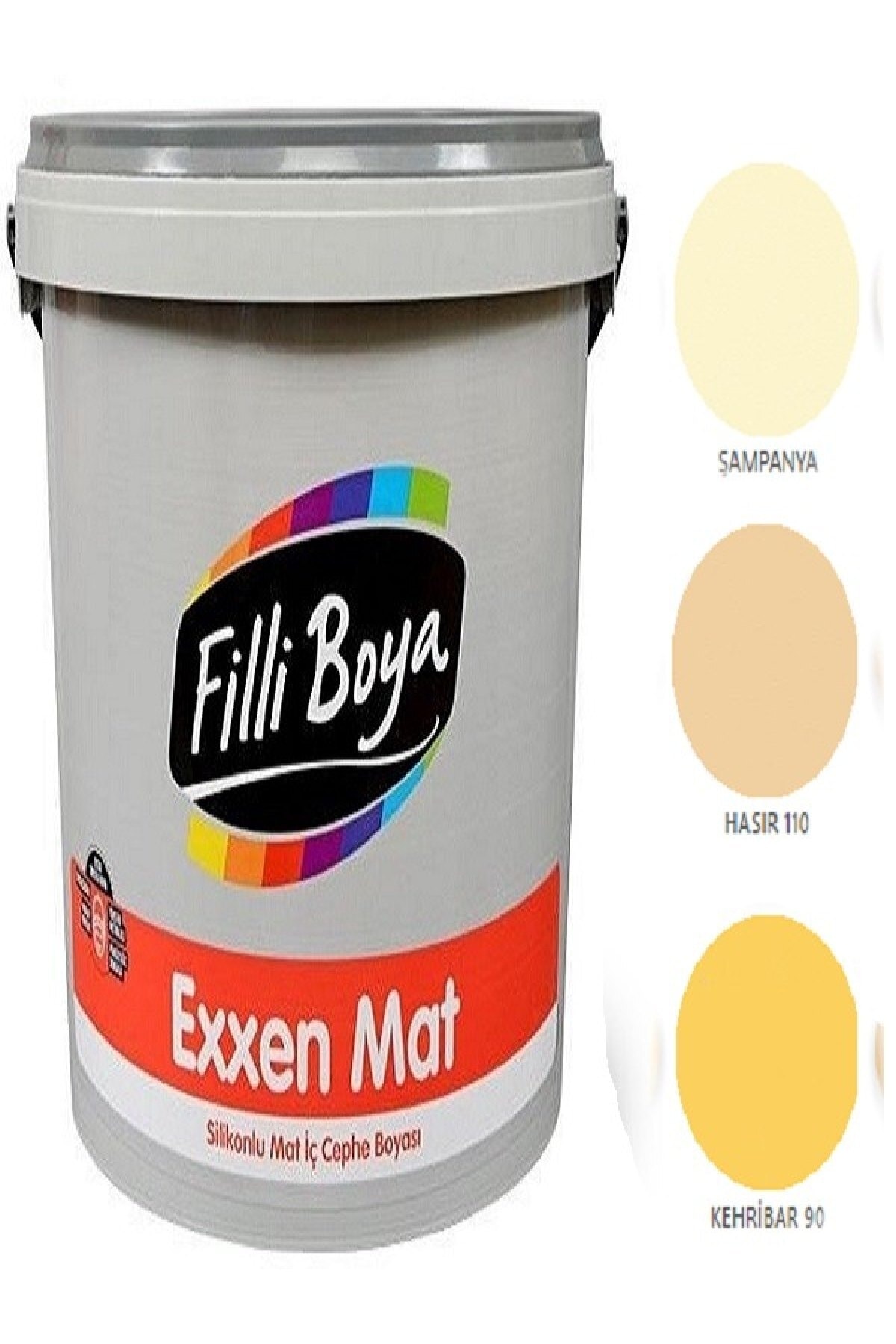 Exxen Mat Silikonlu Mat Iç Cephe Boyası 2,5lt Kehribar 90